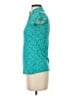 Metrostyle Teal Short Sleeve Blouse Size XS - photo 5