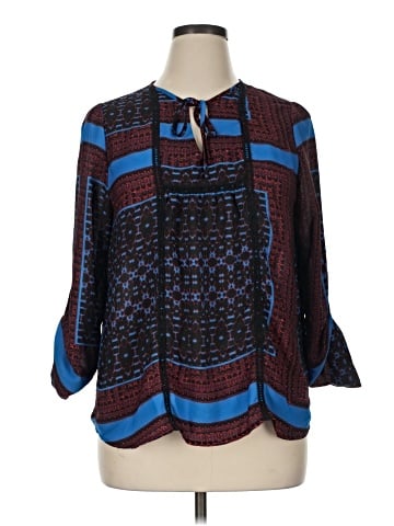 Collective Concepts 3/4 Sleeve Blouse (view 1)