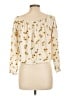 Jolt Yellow 3/4 Sleeve Blouse Size L - photo 2