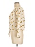 Jolt Yellow 3/4 Sleeve Blouse Size L - photo 5
