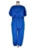 Ashley Stewart Solid Blue Jumpsuit Size 14 Plus - photo 1