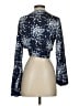 BCBGMAXAZRIA 100% Polyester Blue 3/4 Sleeve Blouse Size S - photo 2
