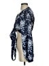 BCBGMAXAZRIA 100% Polyester Blue 3/4 Sleeve Blouse Size S - photo 5
