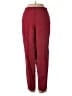 Theory Solid Red Casual Pants Size 6 - photo 1