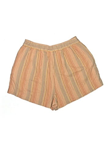 Madewell Clean Pull-On Shorts in Herringbone Stripe (view 2)