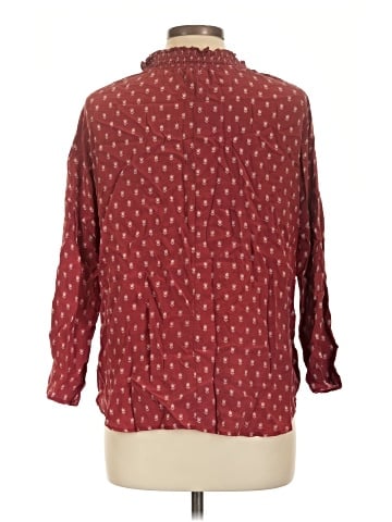 Amour Vert 3/4 Sleeve Silk Top (view 2)