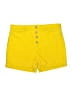 Ann Taylor LOFT Solid Yellow Shorts Size 12 - photo 1