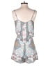 Lavender Brown 100% Rayon Paisley Teal Romper Size S - photo 2