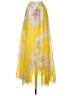 Unbranded Floral Yellow Casual Skirt Size S - photo 1