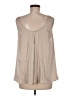 Nap 100% Polyester Tan Sleeveless Blouse Size M - photo 2