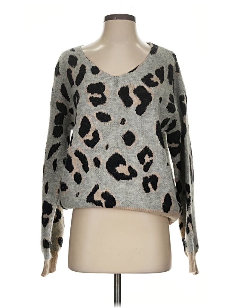 Pre-owned Miracle Pullover Sweater In Gray