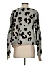 Miracle Animal Print Gray Pullover Sweater Size S - photo 2