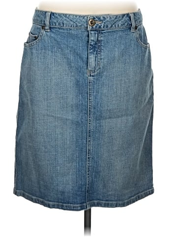 Ruff Hewn Denim Skirt (view 1)