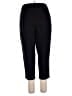 Jones New York Solid Black Active Pants Size 1X - photo 2