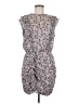 ALLSAINTS 100% Polyester Floral Gray Casual Dress Size 8 - photo 1