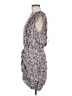 ALLSAINTS 100% Polyester Floral Gray Casual Dress Size 8 - photo 5