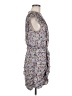 ALLSAINTS 100% Polyester Floral Gray Casual Dress Size 8 - photo 4