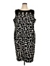 Dana Kay Animal Print Black Cocktail Dress Size 18 - photo 1