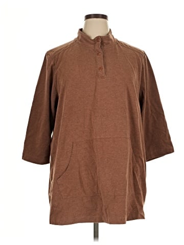 Cj Banks 3/4 Sleeve Button-Down Shirt (view 1)