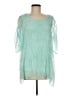 Ali Miles 100% Polyester Teal 3/4 Sleeve Blouse Size M - photo 1