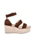 Soludos Brown Wedges Size 9 - photo 1