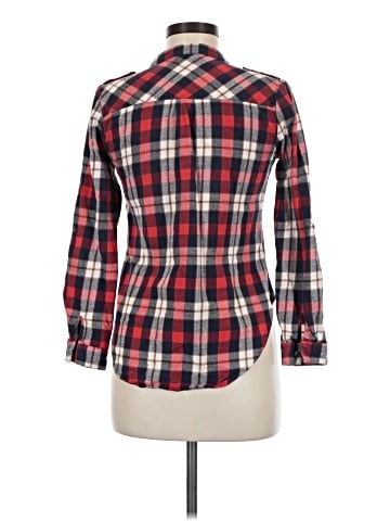 Papaya Long Sleeve Button-Down Shirt (view 2)