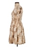 Walmart Print Tan Casual Dress Size XS - photo 5