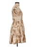 Walmart Print Tan Casual Dress Size XS - photo 4