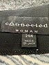 Connected Apparel Animal Print Black Cocktail Dress Size 24W - photo 7