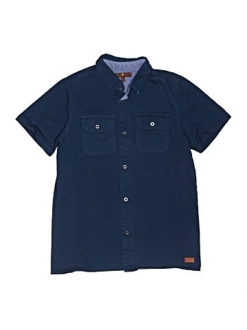 7 For All Mankind Short Sleeve Button-Down Shirt (view 1)