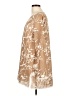 For The Republic 100% Polyester Tan Kimono Size L - photo 5