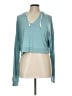 colsie Teal Sweatshirt Size L - photo 1