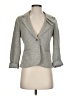 Elevenses Chevron-herringbone Gray Wool Blazer Size 2 - photo 1