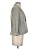 Elevenses Chevron-herringbone Gray Wool Blazer Size 2 - photo 4