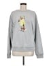 Maison Kitsuné 100% Cotton Graphic Gray Sweatshirt Size M - photo 1