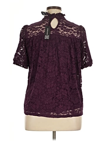 Cable & Gauge Short Sleeve Blouse (view 2)