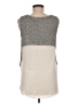Deletta Gray Silver Sleeveless Blouse Size M - photo 2