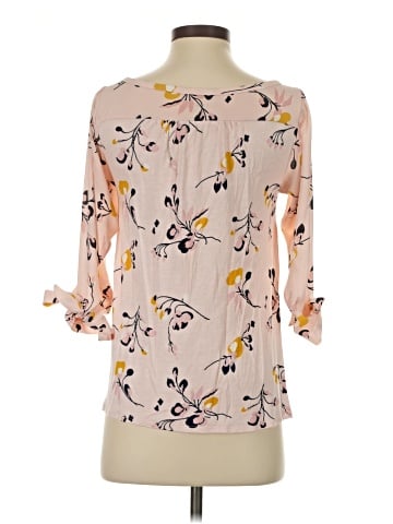 Ann Taylor LOFT Outlet 3/4 Sleeve T-Shirt (view 2)