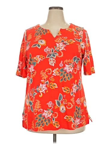 Croft & Barrow Short Sleeve Blouse (view 1)
