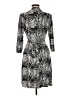 Laundry by Design Print Gray Cocktail Dress Size 6 - photo 2
