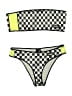 Triangl Checkered-gingham Green Two Piece Swimsuit Size XS - photo 1