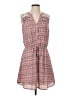 Gap 100% Polyester Print Pink Casual Dress Size S - photo 1