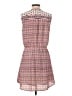 Gap 100% Polyester Print Pink Casual Dress Size S - photo 2