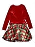 Bonnie Jean Plaid Red Dress Size 12 - photo 2