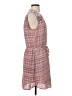 Gap 100% Polyester Print Pink Casual Dress Size S - photo 4