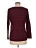 Chenault Burgundy Long Sleeve Top Size M - photo 2