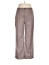 Reformation Plaid Brown Dress Pants Size 12 - photo 1