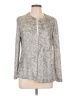 Alex Evenings Silver Cardigan Size L - photo 1