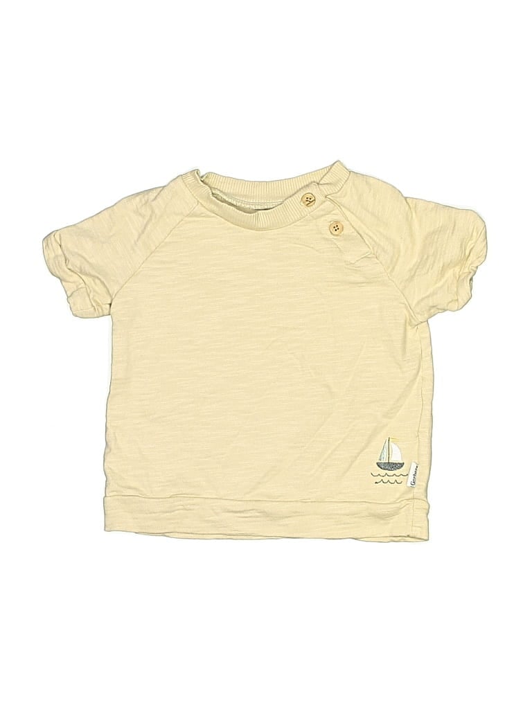 Pre-owned Gerber Kids' Short Sleeve T-shirt In Yellow