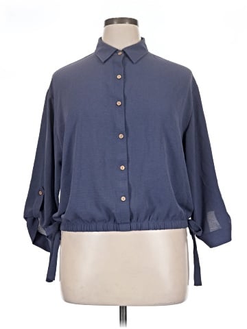 BCX 3/4 Sleeve Blouse (view 1)